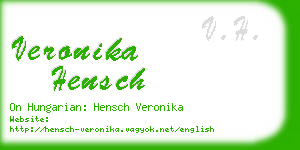 veronika hensch business card